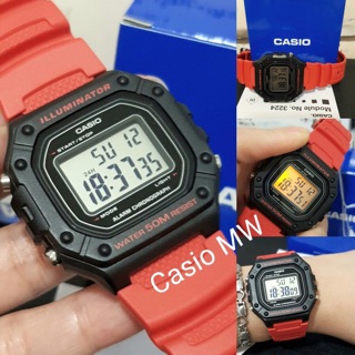 แท้ศูนย์ CMG 100รุ่นใหม่ Casio รุ่น W 218H W218H W219H W 737H W 735H นาฬิกาผู้ชาย ผู้หญิง ประกัน 1 ปี img 3