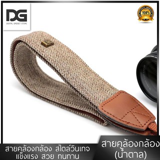 สายคล้องกล้อง (สีน้ำตาล) สไตล์วินเทจ Wanderer Climbing Rope Camera Strap Handmade ของแท้ พร้อมส่ง Digital Gadget Store