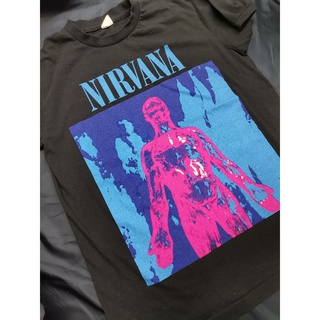 เสื้อยืดผ้าฝ้ายพิมพ์ลายขายดี NIRVANA 03 OVERSIZE UNISEX เสื้อวง เสื้อทัวร์ ลายเสื้อเนอร์วานา วงร็อค