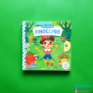 First Stories: Pinocchio 👴🐳 หนังสือเด็ก บอร์ดบุ๊คพร้อมกิจกรรม ภาษาอังกฤษ