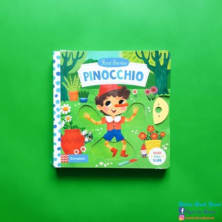 First Stories: Pinocchio 👴🐳 หนังสือเด็ก บอร์ดบุ๊คพร้อมกิจกรรม ภาษาอังกฤษ