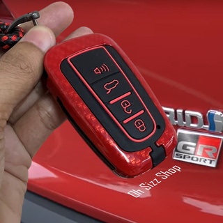 ภาพหน้าปกสินค้าเคสรีโมทรถ Toyota Cross GR Sport , Altis, Camry, CHR GR Sport 2022 Hard Case สามารถถอดกุญแจในรีโมทได้ (Alloy Silicone Ke ที่เกี่ยวข้อง