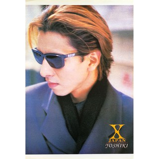 โปสเตอร์ รูปถ่าย นัก ดนตรี ร็อก Yoshiki 林 佳樹 X-Japan エックス・ジャパン  (1982-97) POSTER 24"x35" Inch Heavy Metal