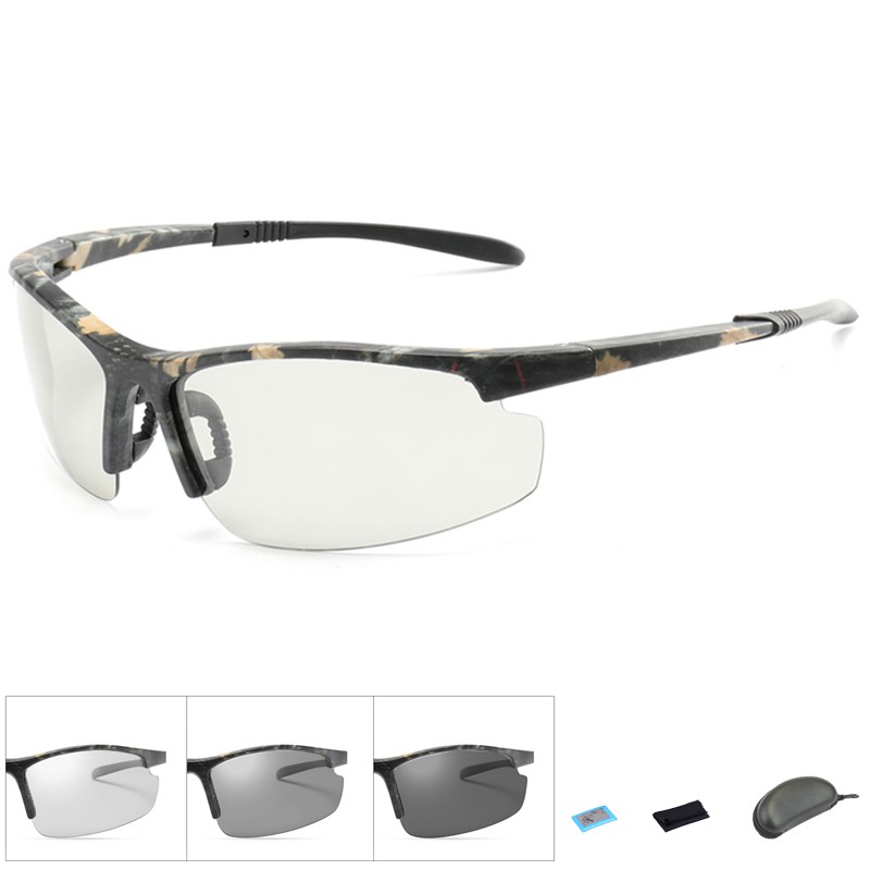 แว่นตากันแดดสําหรับผู้ชายผู้หญิงเลนส์-polarized-ลายพรางเหมาะกับการขี่รถจักรยานเล่นกีฬา