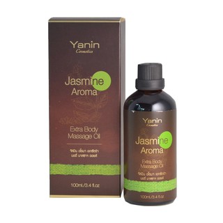 Yanin น้ำมันนวดสปาอโรมา มาสซาจออยล์ (กลิ่นมะลิ) 100 ml สินค้าโอทอป