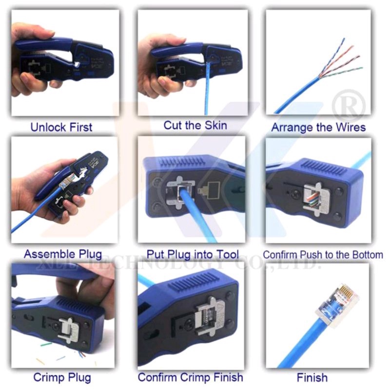 คีมเข้าหัวแลนรุ่นพิเศษ-cat5e-cat6-รุ่นใหม่ใช้ได้ทั้ง-แบบธรรมดาและแบบทะลุ