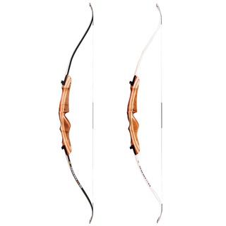 Sanlida Archery Beginner Recurve Bow ไม้ Riser แบบดั้งเดิม 62-70 "16-38lbs ซ้ายและขวามือม