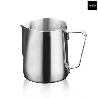 ERORO เหยือกตีฟองนม สแตนเลส เหยือกอุปกรณ์ทำครีม Stainless Milk Pitcher ขนาด 350/600 ml.