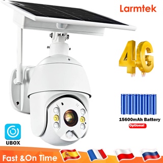 Solar Panel 4G Sim Camera Wireless Outdoor IP Cam WiFi CCTV Security Protection Battery Long Stand Floodlight UBOX Video