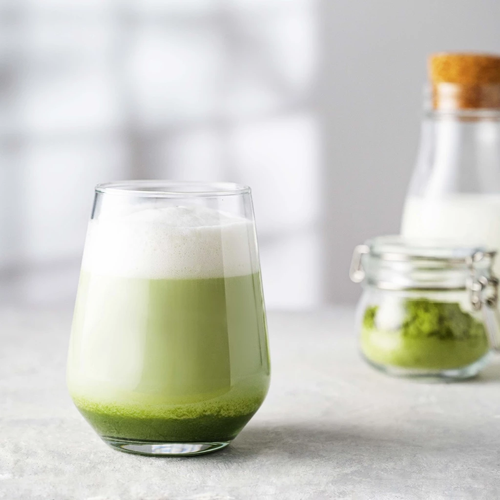 ผงชาเขียว มัทฉะ 100% ขนาด 50 กรัม เกรดพรีเมี่ยมแบบญี่ปุ่น!! คีโต ทานได้