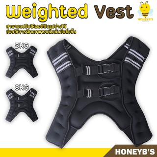 ภาพหน้าปกสินค้าเสื้อกั๊กถ่วงน้ำหนัก สำหรับออกกำลังกาย ขนาด 5 กก. และ 8 กก. Weighted Vest Strength Training ที่เกี่ยวข้อง