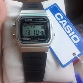 นาฬิกาข้อมือ CASIO STANADARD DIGITAL รุ่น F-91WM-7A นาฬิกาทีใส่ได้ทั้งชายและหญิง