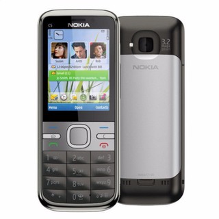 โทรศัพท์มือถือโนเกียปุ่มกด NOKIA  C5 (สีดำ) 3G/4G รุ่นใหม่2020  รองรับภาษาไทย