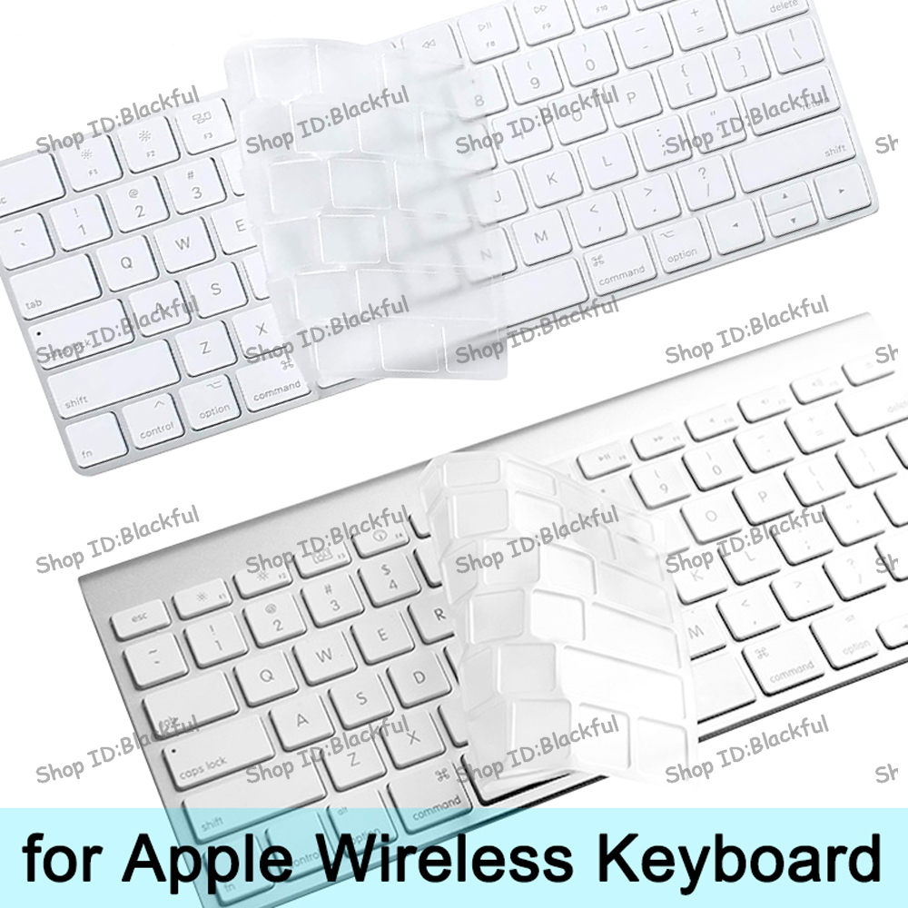 ภาพหน้าปกสินค้าKeyboard Cover for Apple New iMac 2021 Magic Keyboard แป้นพิมพ์ซิลิโคน Tpu สําหรับ Apple Imac A1314 A1644 Mc184Ll Mla22Ll