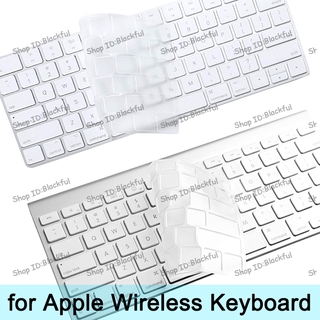 ภาพขนาดย่อสินค้าKeyboard Cover for Apple New iMac 2021 Magic Keyboard แป้นพิมพ์ซิลิโคน Tpu สําหรับ Apple Imac A1314 A1644 Mc184Ll Mla22Ll