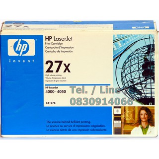 Original HP C4127X ตลับหมึกแท้ Laser Jet 4000/ 4050/ 4000n/ 4000tn/ 4050n