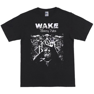 เสื้อยืดผู้ เสื้อยืด ผ้าฝ้าย พิมพ์ลาย Wake Tshirt Merchandise สําหรับผู้ชาย S-5XL