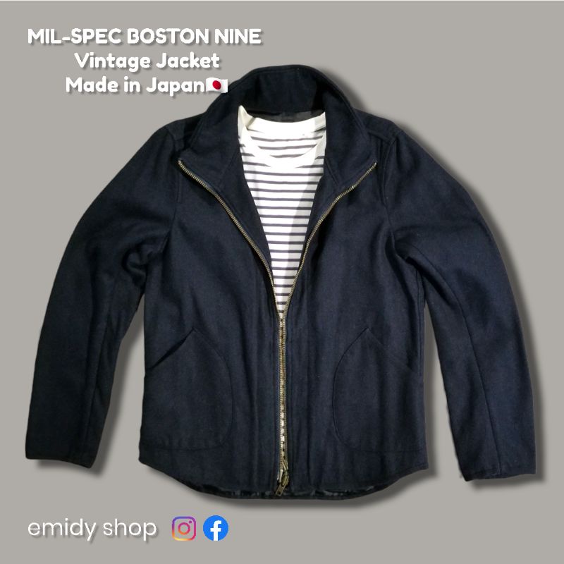 เสื้อแจ็คเก็ต-boston-nine-shawl-collar-jacket