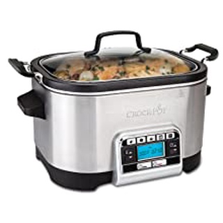 หม้ออเนกประสงค์ Crockpot Multi-Cooker, Programmable w Slow Cooker Saute Roaster &amp; Food Steamer 5.6L CSC024 ใช้ไฟไทย 220V