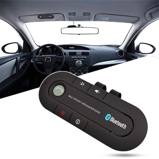 บลูทูธแฮนด์ฟรีรถ-ชุดสปีกเกอร์โฟน-car-bluetooth