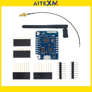 Wemos D1 Mini Pro 4M 16M Bytes อุปกรณ์บอร์ดเชื่อมต่อเสาอากาศ Nodemcu Esp8266 Esp-8266Ex Cp2104 Wifi ของเล่นเสริมพัฒนาการ