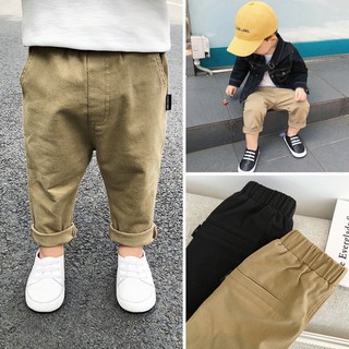 ภาพขนาดย่อของสินค้าNEW เกาหลี กางเกงเด็กชาย กางเกงขายาวทรงหลวม