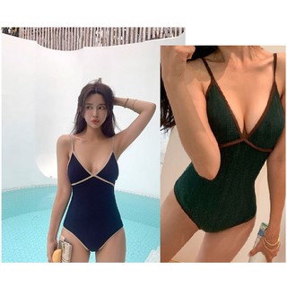 2090/2392 ชุดว่ายน้ำบิกินี่ วันพีช สำหรับผู้หญิง bikini มี 2 สี ส่งทันที จากไทย
