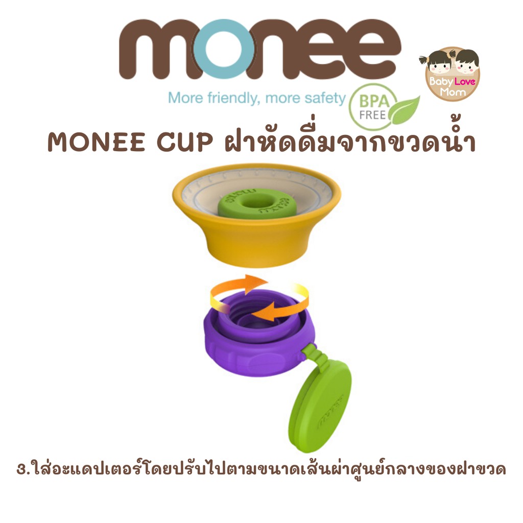 monee-ฝาหัดดื่มจากขวดน้ำ