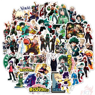 50 ชิ้น / ชุด ☆ สติกเกอร์ My Hero Academia Series 01 สําหรับติดตกแต่ง ☆ สติกเกอร์ ลายกราฟฟิติ กันน้ํา DIY