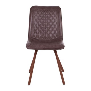 เก้าอี้ห้องอาหาร FURDINI PU C-1-18 สีน้ำตาล เก้าอี้เป็นองค์ประกอบสำคัญอย่างหนึ่งของเฟอร์นิเจอร์ในบ้าน เก้าอี้สำหรับพักผ่