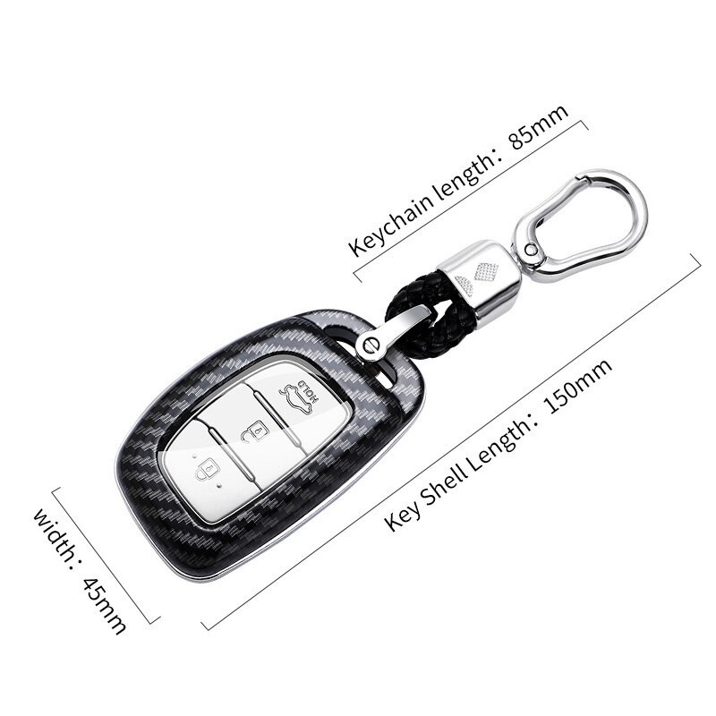 กรอบกุญแจ-เคสกุญแจรถยนต์-เคสกุญแจ-ลายแคฟล่า-แบบตรงรุ่นสำหรับ-mazda-2-มีสีให้เลือก