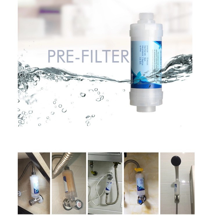 ภาพหน้าปกสินค้าฟิลเตอร์ กรองน้ำฝักบัว กรองน้ำประปา Water Filter Shower(พร้อมใช้งานไ่ด้ทันที) จากร้าน petomcop13 บน Shopee