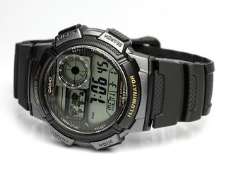 นาฬิกาข้อมือ Casio Standard 10 Year Battery รุ่น AE-1000W-1AV นาฬิกาข้อมือผู้ชาย