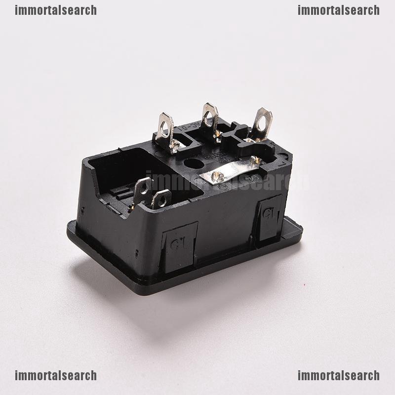 Ice 】 AC 250 V 10A 3-Pin Rocker Switch IEC 320 C 14 Power Inlet Socket ...