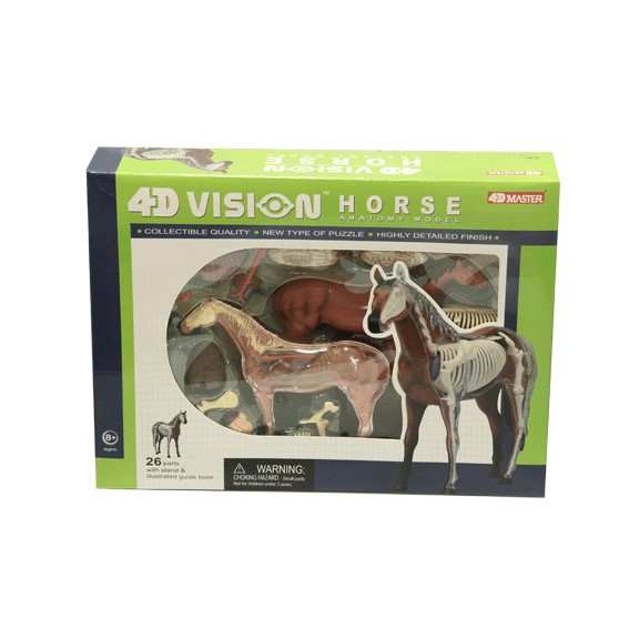 0279-โมลเดลสัตว์-โมเดลม้า-4d-vision-horse-ของเล่นไม้-ของเล่น-สื่อการสอน-พร้อมส่ง