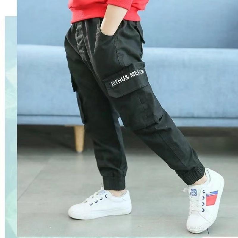 ภาพหน้าปกสินค้ากางเกงเด็ก กางเกงลำลองชาย เด็กโต เวอร์ชั่นเกาหลี ราคาถูก รับประกันคุณภาพ จากร้าน happybaby518 บน Shopee