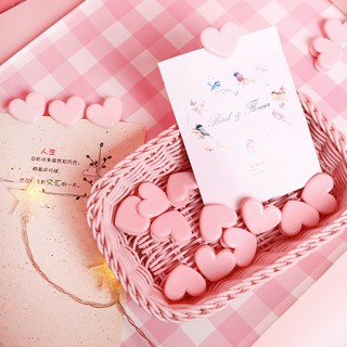 bestprice1920 คลิปหนีบกระดาษรูปหัวใจน่ารัก 10 ชิ้น