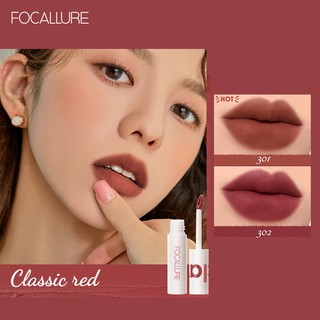 ภาพขนาดย่อของภาพหน้าปกสินค้าFOCALLURE ลิปสติกเนื้อกำมะหยี่ กันน้ำ ติดทนนาน 17 สี จากร้าน pinkflash.th บน Shopee ภาพที่ 4