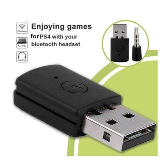 Bluetooth Dongle USB AdapterสำหรับPS4 3.5 มม.Bluetooth 4.0 + EDR USBอะแดปเตอร์สำหรับPS4 Stable Performanceบลูทูธหูฟัง