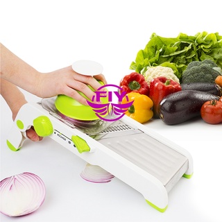 🌿SMART MANDOLINE SLICER(สีเขียว)🌿 เครื่องสไลด์ผัก หั่นผักและผลไม้ หั่นมันฝรั่ง ที่หั่นผัก เอนกประสงค์ สได์ผัก