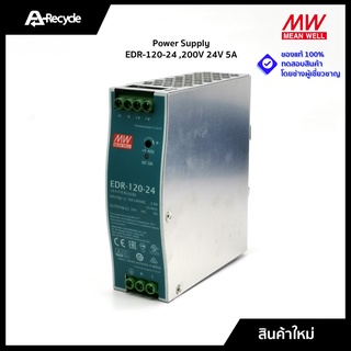 POWER SUPPLY MEAN WELL EDR-120-24 ,200V 24V 5A