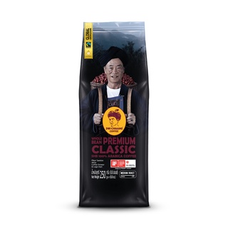 กาแฟดอยช้าง  "Premium Classic" แบบเมล็ด (250 กรัม 1 แพ็ค)