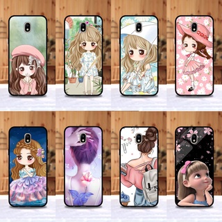 เคส Samsung J5 pro ลายการ์ตูนผู้หญิง ขอบนิ่มหลังแข็ง เคสมือถือ เคสโทรศัพท์ Case เคส TPU ขอบนิ่มหลังแข็ง ไม่ขูดตัวเครื่อง