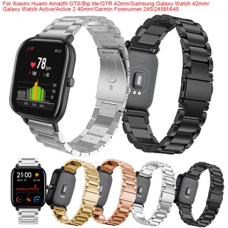 ภาพหน้าปกสินค้าสายนาฬิกาข้อมือแฟชั่น สำหรับ Xiaomi Huami Amazfit GTS/GTR 42 มม. / Bip Lite / Samsung Galaxy Watch 2 / Active / Galaxy 42 มม. ซึ่งคุณอาจชอบราคาและรีวิวของสินค้านี้