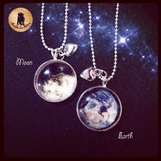 Moon Earth by chocolate_save_theday