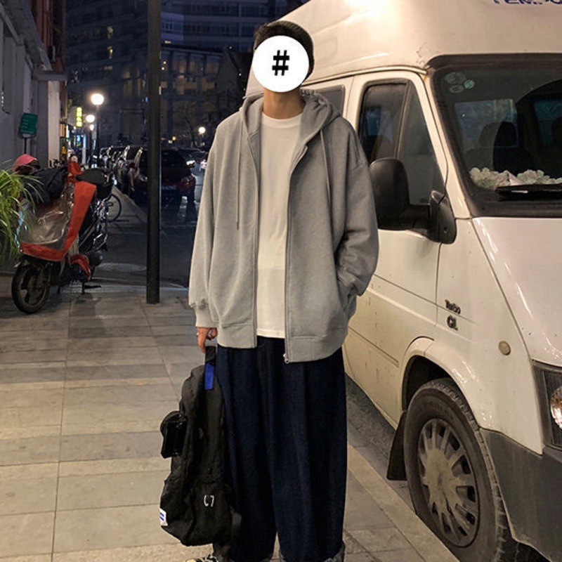 ภาพสินค้าM-5XL เสื้อฮู้ดผู้ชายเสื้อแจ็กเก็ตกันหนาว มีฮู้ด ทรงหลวม สไตล์เกาหลี แฟชั่นฤดูหนาว สําหรับผู้ชาย จากร้าน heiying0903.th บน Shopee ภาพที่ 4