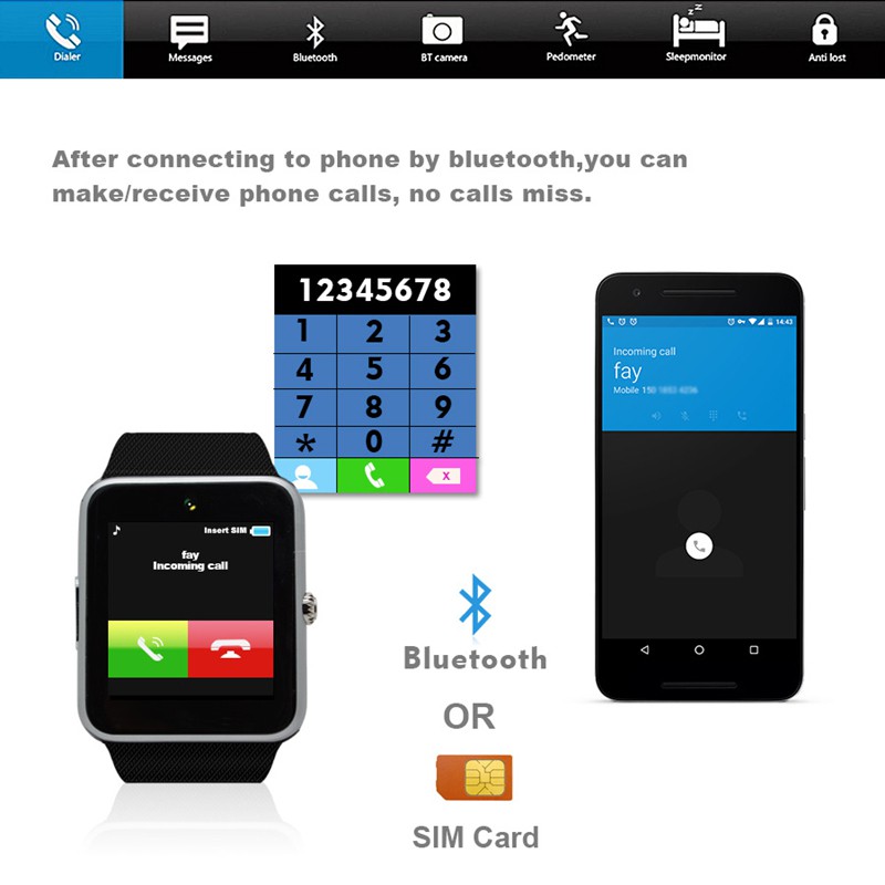 นาฬิกาข้อมือgt-08-นาฬิกาข้อมือ-smart-watch-เชื่อมต่อบลูทูธรองรับ-sim-tf-card