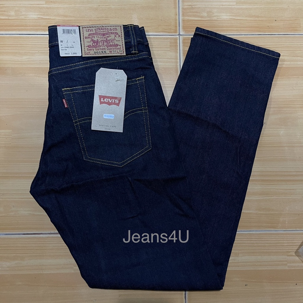 ภาพสินค้ากางเกงยีนส์ ลีวาย 501 Big E กระบอก ผ้ายืด เป้ากระดุม ใส่สบาย ทรงเขารูป จากร้าน jeans4u บน Shopee ภาพที่ 6