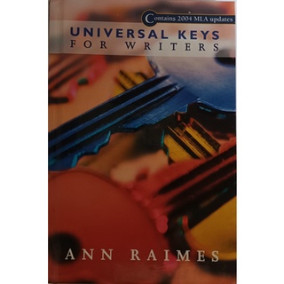 (ภาษาอังกฤษ) Universal Keys For Writers คู่มือการเขียนภาษาอังกฤษ ปกแข็ง พิมพ์ 4 สี *หนังสือหายากมาก ไม่มีวางจำหน่ายแล้ว*