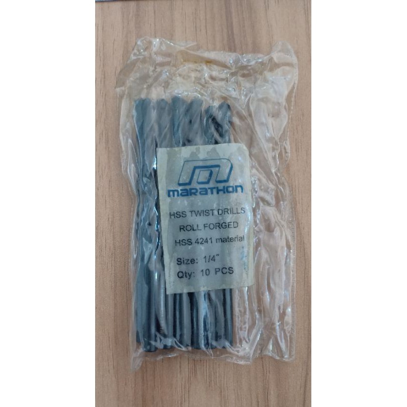 ดอกสว่าน เจาะเหล็ก มาราธอน 1/4 นิ้ว HSS 4241 สีดำ (ราคาต่อชิ้น ...